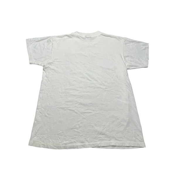 Vtg New York Statue of Liberty Single Stitch T-Shirt Tourist Neon M - Picture 7 of 7